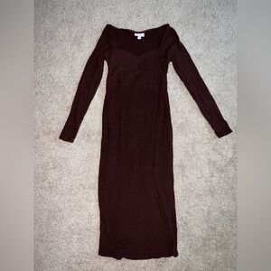 Maternity Brown Dress